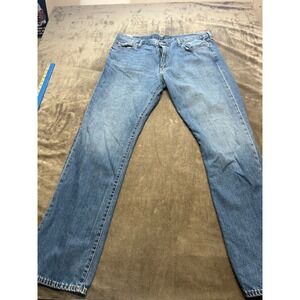 Polo Ralph Lauren Mens Jeans 40x36 Blue Denim Straight Leg Casual Pants
